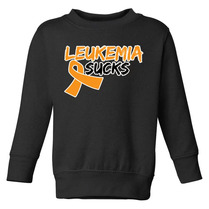 Leukemia Sucks Toddler Sweatshirt