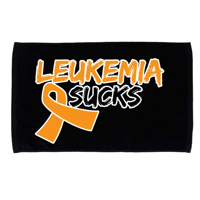 Leukemia Sucks Microfiber Hand Towel