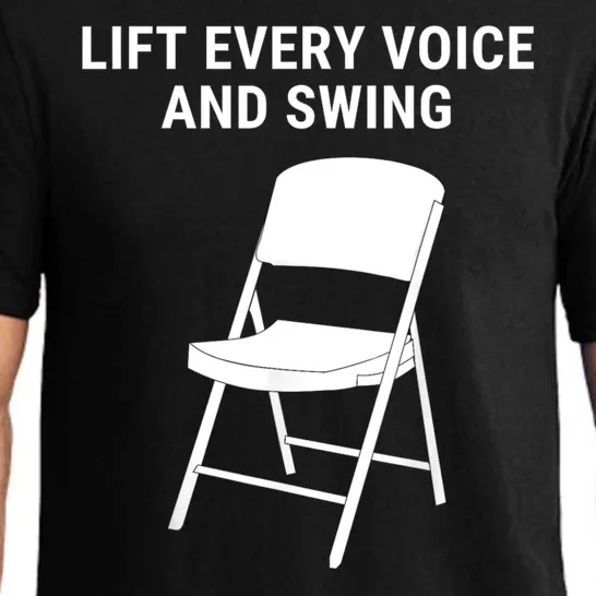 Lift Every Voice And Swing Trending Montgomery White Chair Pajama Set