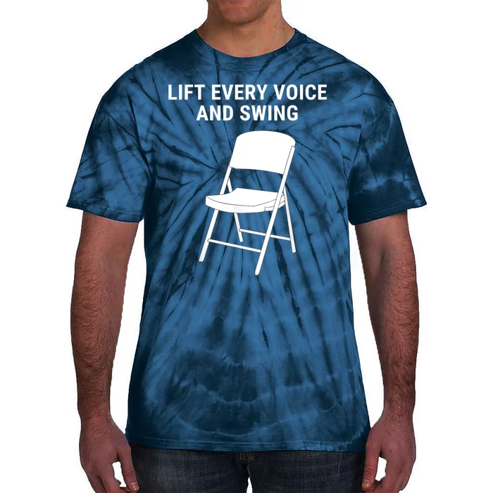 Lift Every Voice And Swing Trending Montgomery White Chair Tie-Dye T-Shirt