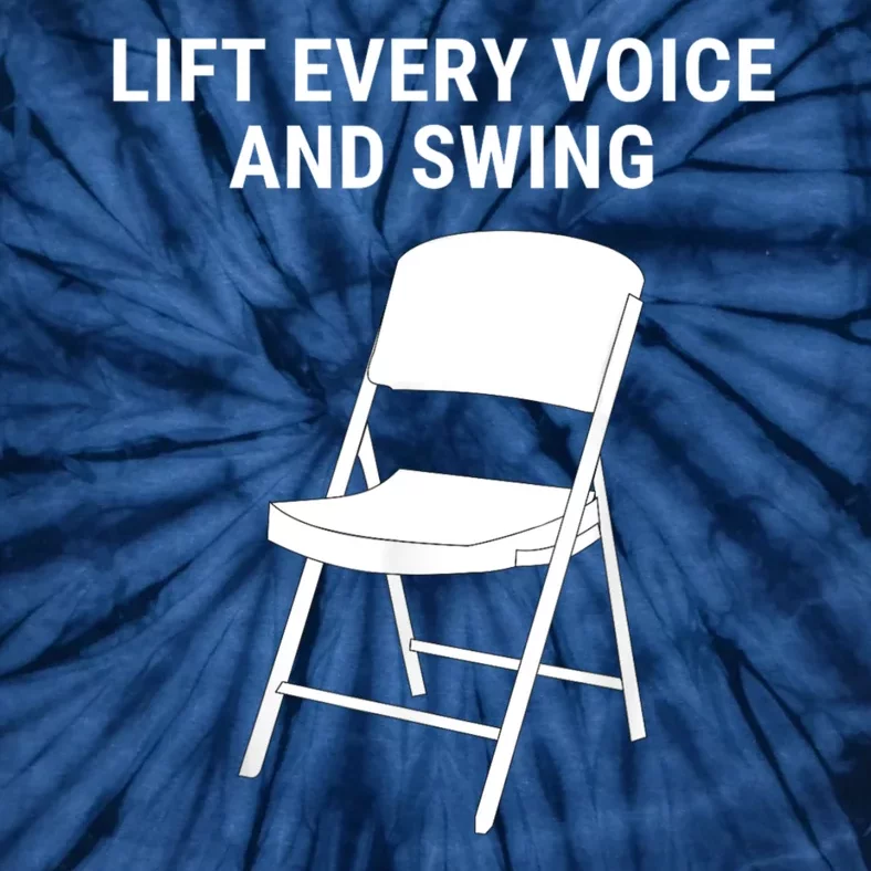 Lift Every Voice And Swing Trending Montgomery White Chair Tie-Dye T-Shirt