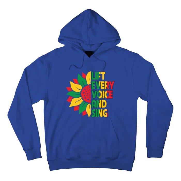 Lift Every Voice And Sing Freedom Day Sunflower Junenth Gift Hoodie