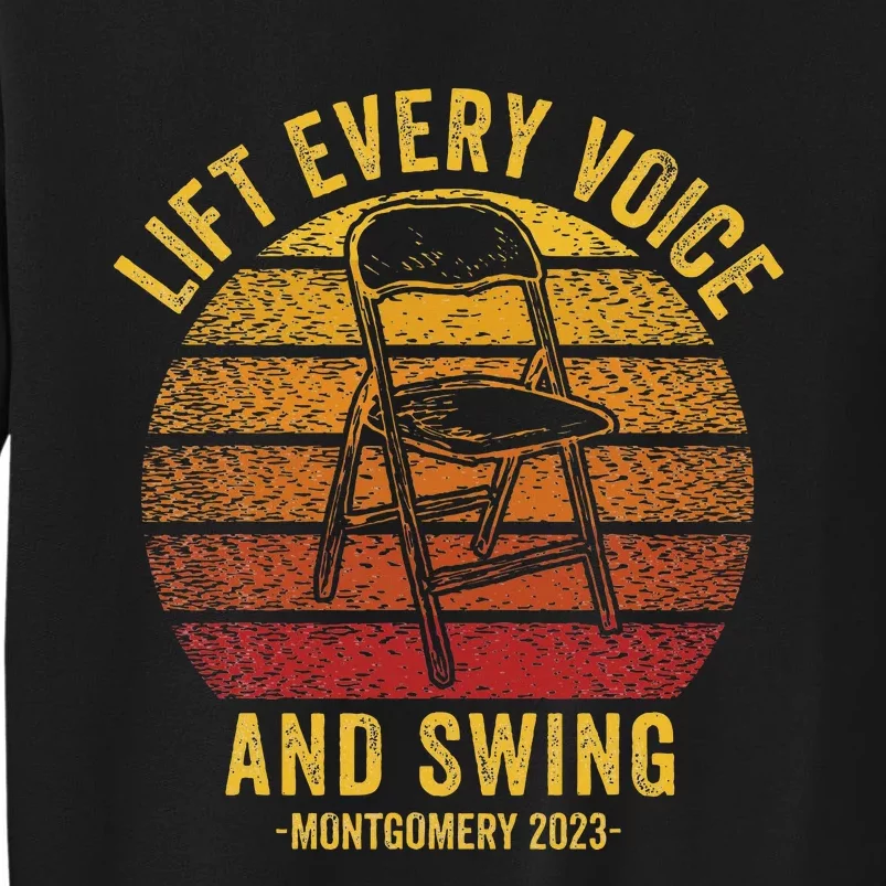 Lift Every Voice And Swing Trending Montgomery Retro Chair Sweatshirt