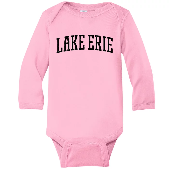 Lake Erie Vintage Baby Long Sleeve Bodysuit