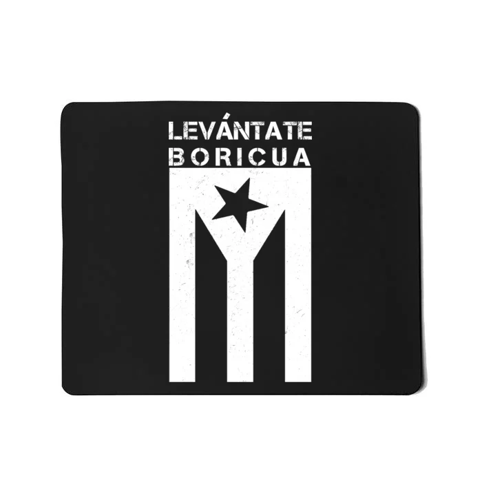 Levantate Boricua Flag Ricky Renuncia Mousepad