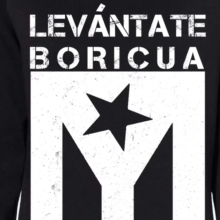 Levantate Boricua Flag Ricky Renuncia Womens California Wash Sweatshirt