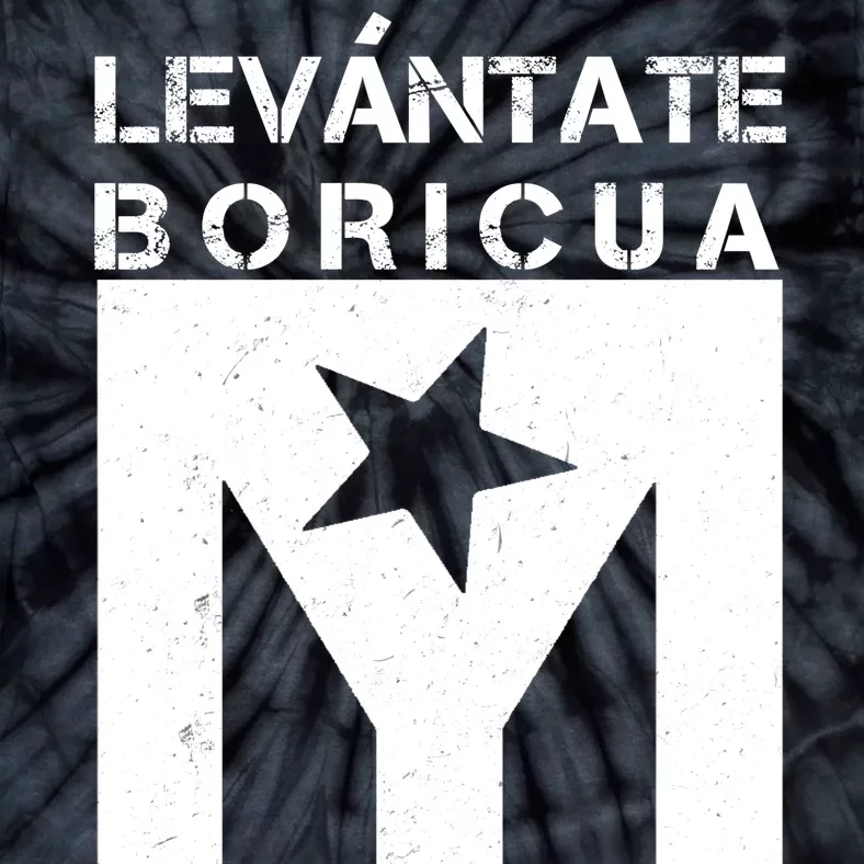 Levantate Boricua Flag Ricky Renuncia Tie-Dye T-Shirt