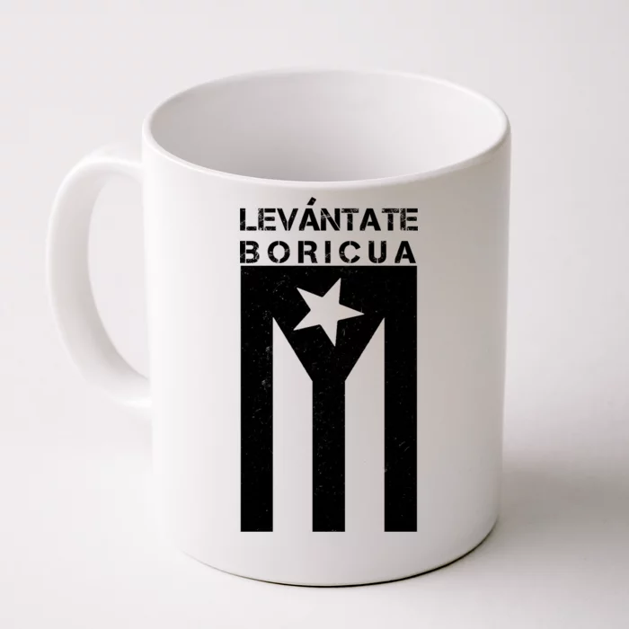 Levantate Boricua Flag Ricky Renuncia Front & Back Coffee Mug