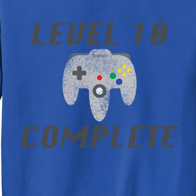 Level 10 Complete 10th Birthday Sweatshirt