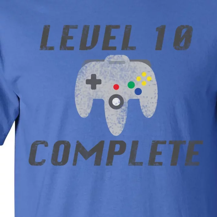 Level 10 Complete 10th Birthday Tall T-Shirt