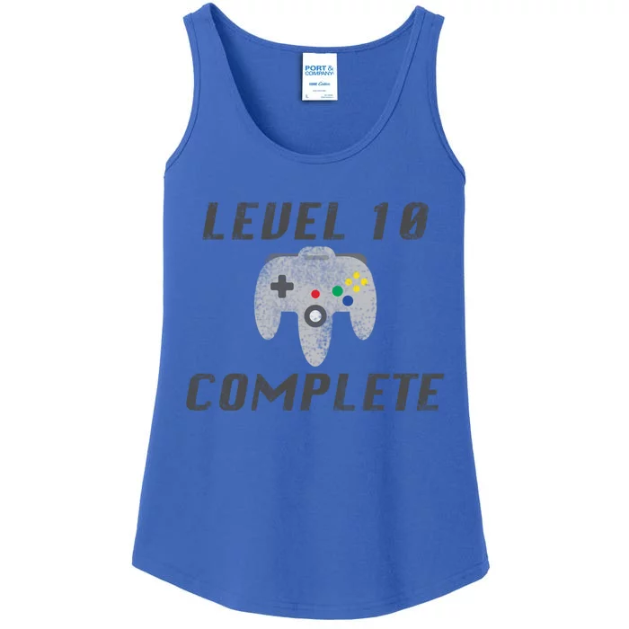 Level 10 Complete 10th Birthday Ladies Essential Tank