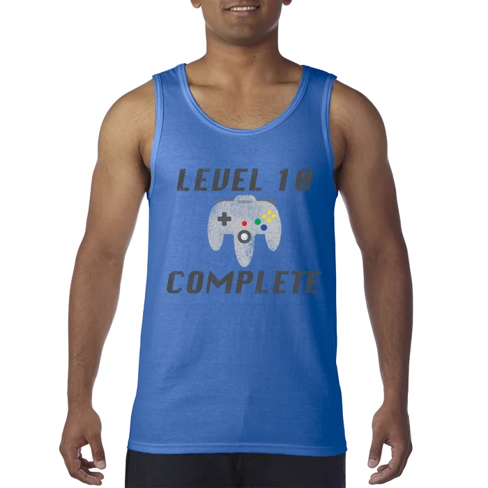 Level 10 Complete 10th Birthday Tank Top