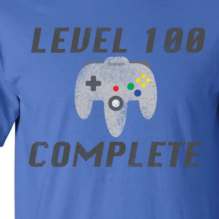 Level 100 Complete 100th Birthday Tall T-Shirt