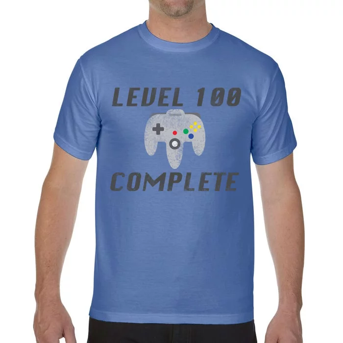 Level 100 Complete 100th Birthday Comfort Colors T-Shirt