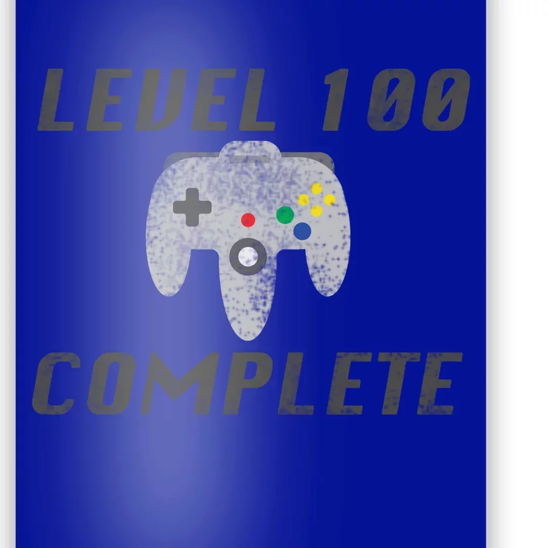 Level 100 Complete 100th Birthday Poster