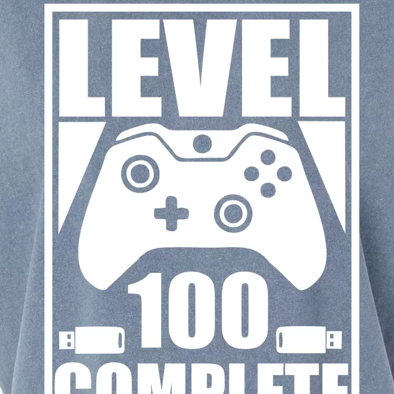 Level 100 Complete Video Gamer 100th Birthday Garment-Dyed Women's Muscle Tee