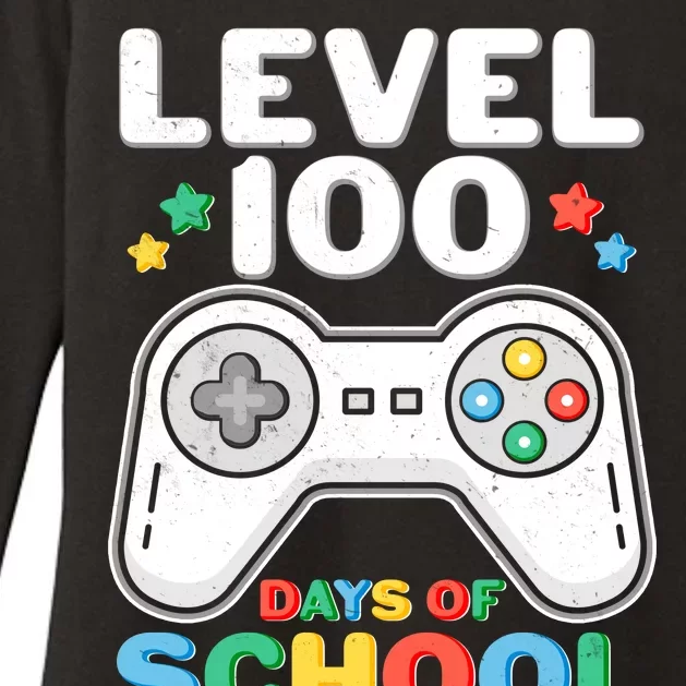 Level 100 Days Of School Completed Gamer Womens CVC Long Sleeve Shirt