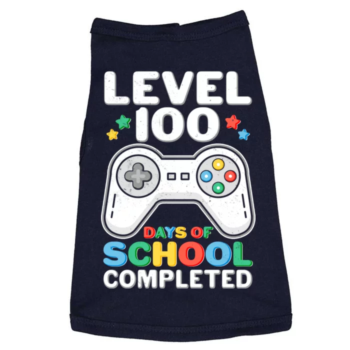 Level 100 Days Of School Completed Gamer Doggie Tank