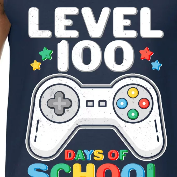 Level 100 Days Of School Completed Gamer Comfort Colors® Tank Top