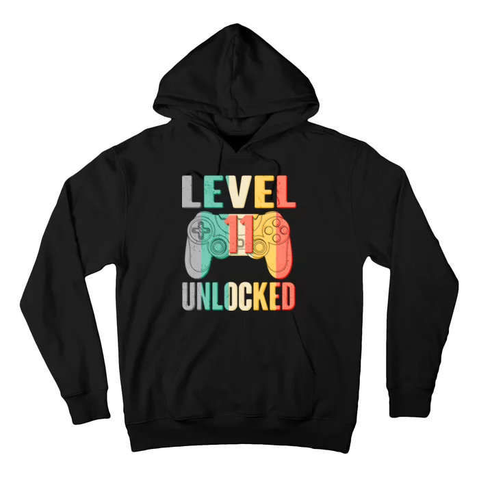 Level 11 Unlocked 11th Birthday Hoodie