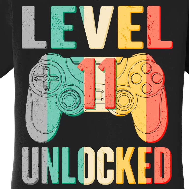 Level 11 Unlocked 11th Birthday Women's T-Shirt