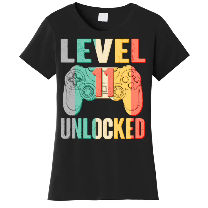 Level 11 Unlocked 11th Birthday Women's T-Shirt