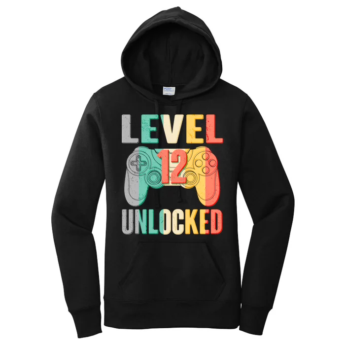 Level 12 Unlocked Twelve Years Old Women's Pullover Hoodie