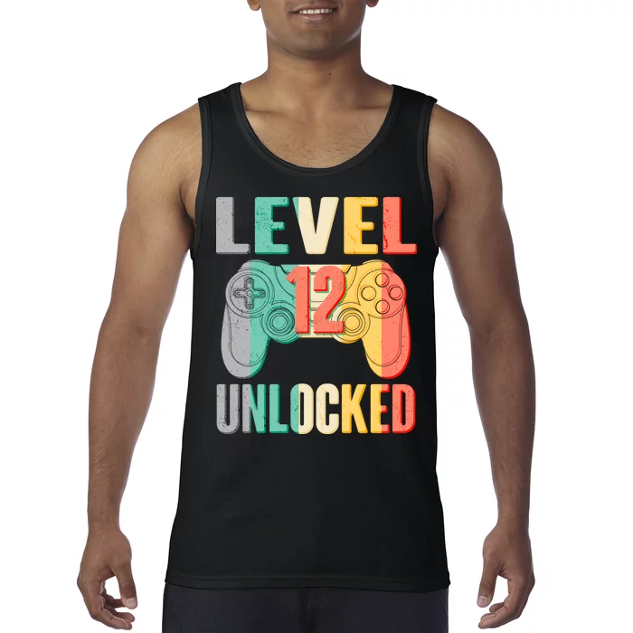 Level 12 Unlocked Twelve Years Old Tank Top