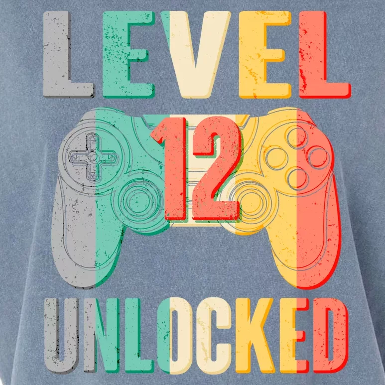 Level 12 Unlocked Twelve Years Old Garment-Dyed Women's Muscle Tee