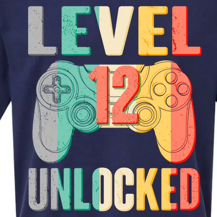 Level 12 Unlocked Twelve Years Old Sueded Cloud Jersey T-Shirt