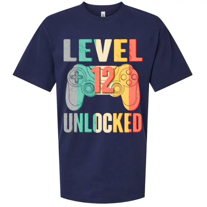 Level 12 Unlocked Twelve Years Old Sueded Cloud Jersey T-Shirt