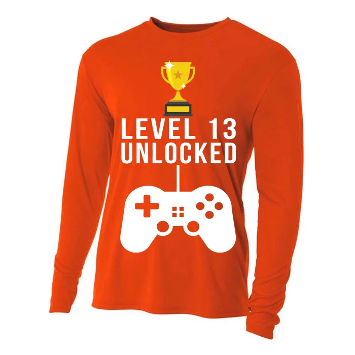 Level 13 Unlocked Official Teenager Cooling Performance Long Sleeve Crew