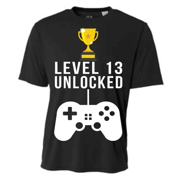 Level 13 Unlocked Official Teenager Cooling Performance Crew T-Shirt