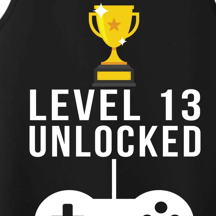 Level 13 Unlocked Official Teenager Performance Tank