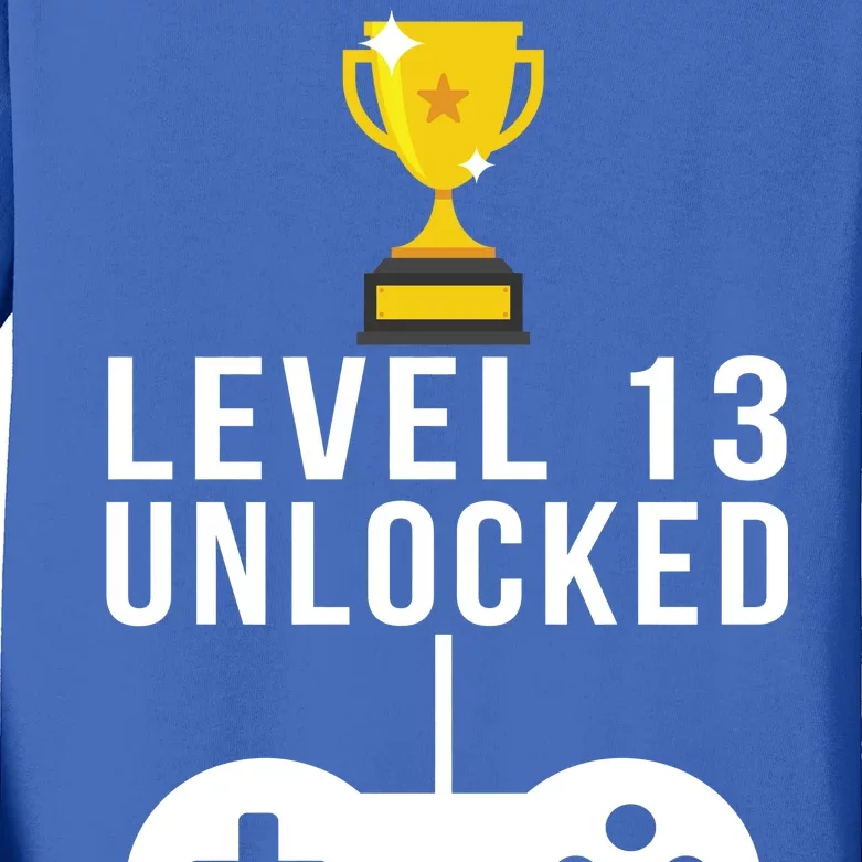 Level 13 Unlocked Official Teenager Kids Long Sleeve Shirt