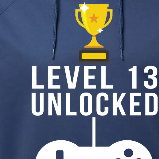 Level 13 Unlocked Official Teenager Performance Fleece Hoodie