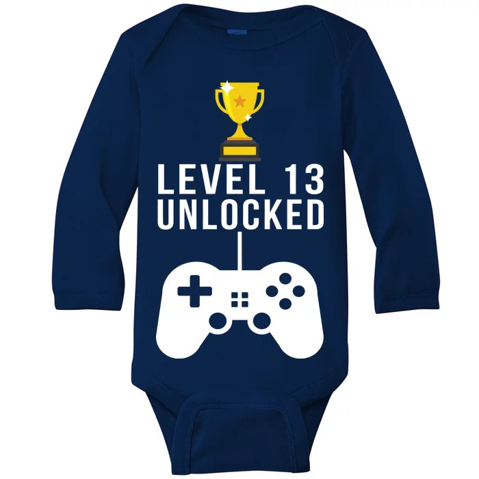 Level 13 Unlocked Official Teenager Baby Long Sleeve Bodysuit