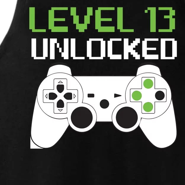 Level 13 Unlocked Teenager Ladies Tri-Blend Wicking Tank