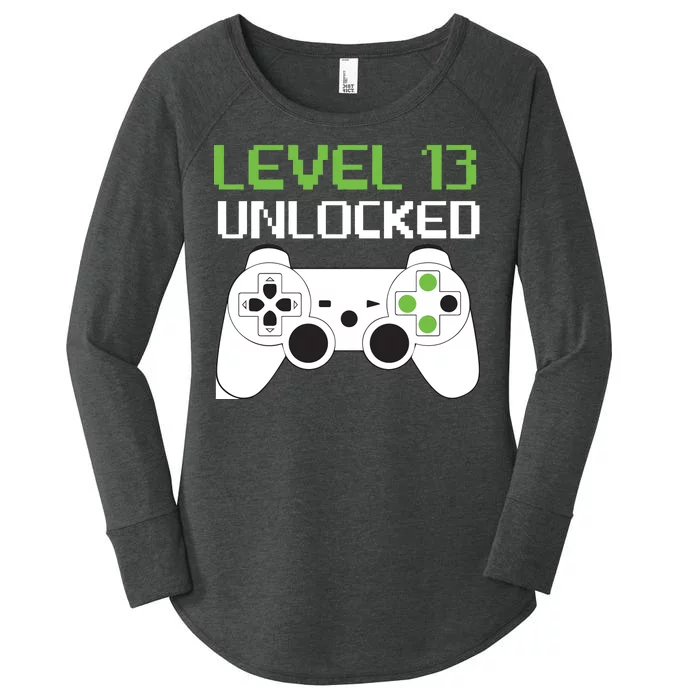 Level 13 Unlocked Teenager Women's Perfect Tri Tunic Long Sleeve Shirt