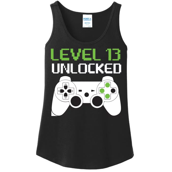 Level 13 Unlocked Teenager Ladies Essential Tank