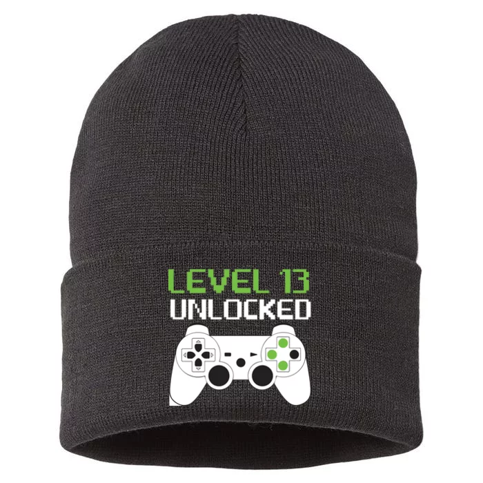 Level 13 Unlocked Teenager Sustainable Knit Beanie