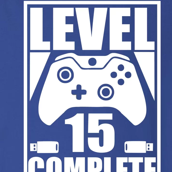 Level 15 Complete Video Gamer 15th Birthday Toddler Long Sleeve Shirt