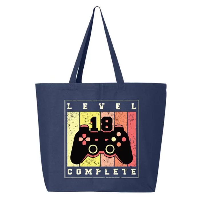 Level 18 Complete Gaming 18th Birthday 25L Jumbo Tote