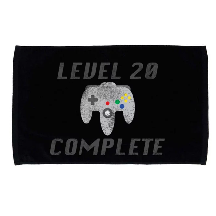 Level 20 Complete 20th Birthday Microfiber Hand Towel