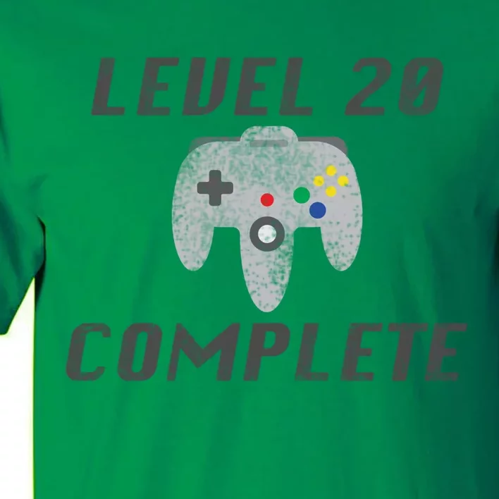 Level 20 Complete 20th Birthday Tall T-Shirt