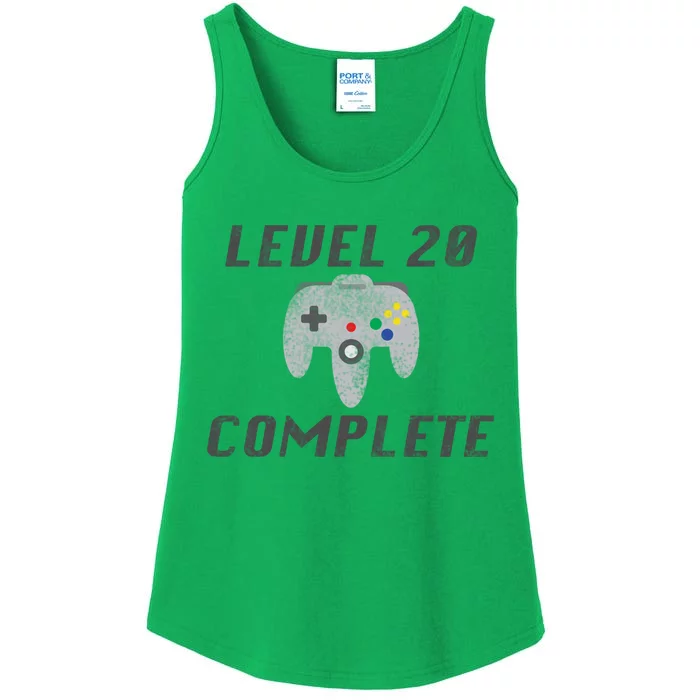 Level 20 Complete 20th Birthday Ladies Essential Tank