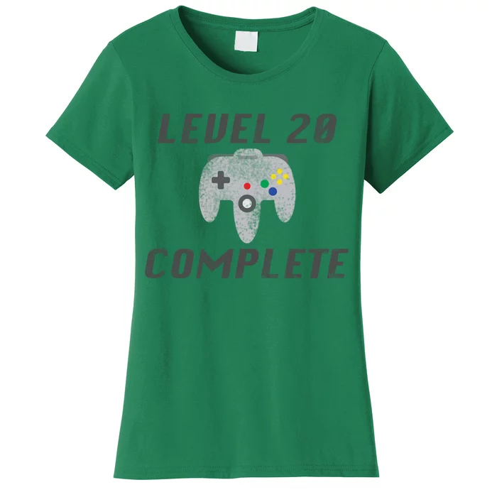 Level 20 Complete 20th Birthday Women's T-Shirt