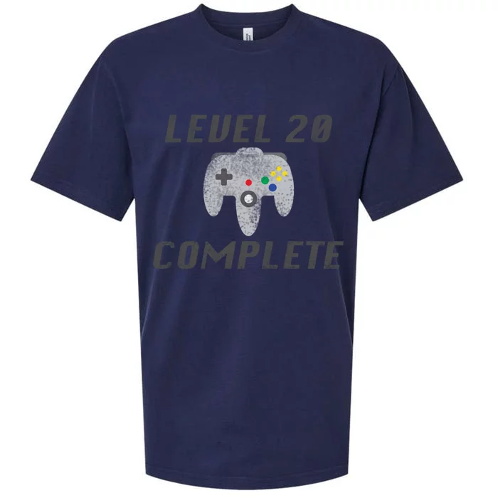 Level 20 Complete 20th Birthday Sueded Cloud Jersey T-Shirt