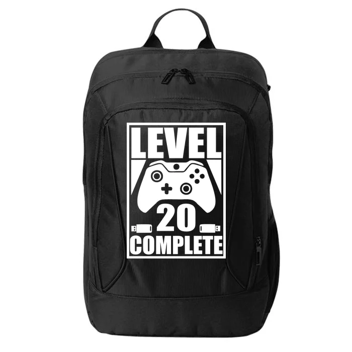 Level 20 Complete Gaming 20th Birthday City Backpack