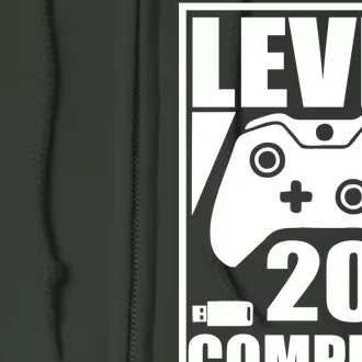 Level 20 Complete Gaming 20th Birthday Full Zip Hoodie